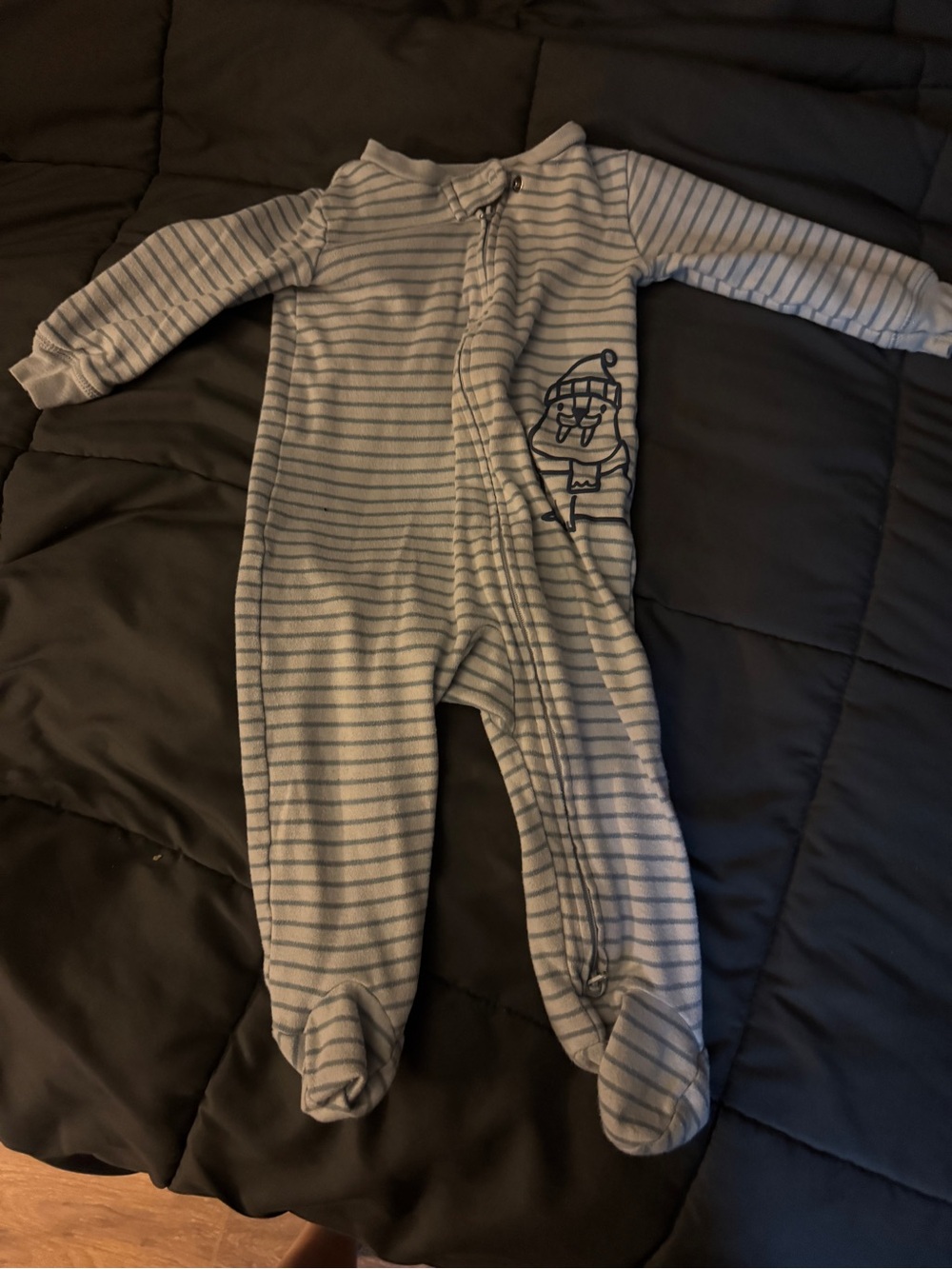 Carters 9m walrus pajamas